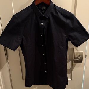 New Look Men's Dark Button Down Shirt